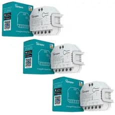 Kit 3 Sonoff Dual R3 Automação 2ch Wifi Motor Cortina Persiana