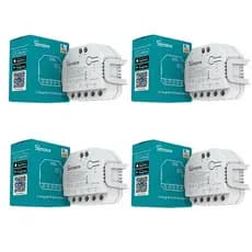 Kit 4 Sonoff Dual R3 Automação 2ch Wifi Motor Cortina Persiana
