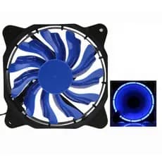 Cooler Fan Led 120x120x25 Ventoinha para Gabinete PC Desktop Computador 12cm 120mm Dex DX12F Azul
