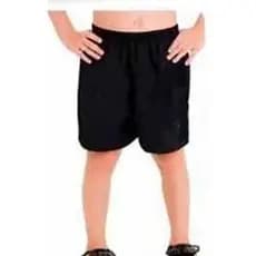 Kit 2 calções liso infantil para praticas esportivas