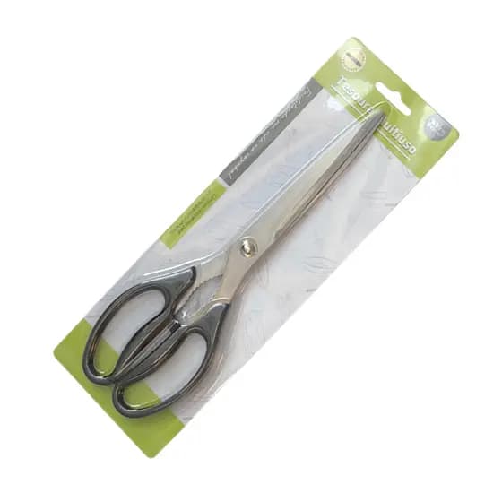 Tesoura P/ Cozinha multiuso Cabo Plástico  inox 8"