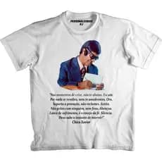 Camiseta NOS MOMENTOS DE CRISE - Chico Xavier - Espírita - Kardecista