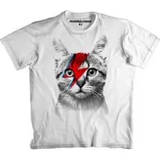 Camiseta GATO DO DAVID BOWIE - STARDUST - GATA