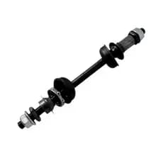 Eixo Traseiro Paco 3/8 x 175 mm Com Caixa Colar Espaçador P/Cubo