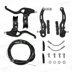 Kit Freio V Brake GTS Completo Manete Cabos Capa Conduite