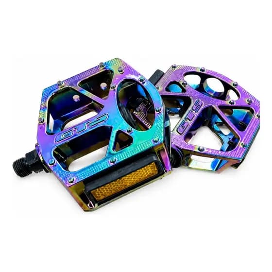 Pedal Gts Plataforma Aluminio Rosca Grossa 9/16 Camaleão Mtb Bike bicileta