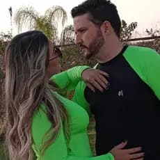 Kit casal 2 peças Body+Blusa UV50 masc preta e verde e fem verde Pé na Roça Cia Country