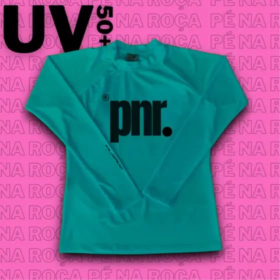 Blusa Feminina manga longa UV com proteção solar 50+  mar piscina Pé na Roça Cia Country silk PNR701