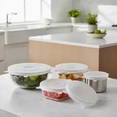 Kit 06 tampas de silicone utensílios - Class Home