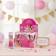 Bolha de Sabão Princesas Disney Caixa 12 Unid 60ml