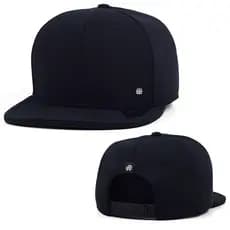 Boné Anth co Bn Preto Aba Reta Aberto Com Ajuste