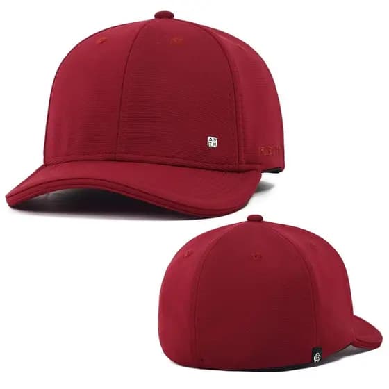 Boné Anth Co. Frame Vermelho Aba Curva Fechado Com Elástico