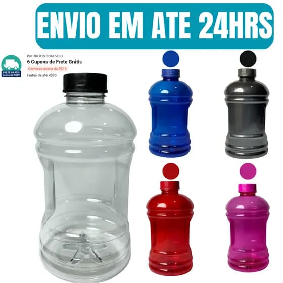 Mini Garrafa Galão De Água Para Academia 1L