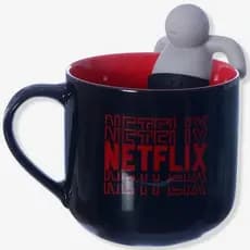 Caneca com infusor para chá Netflix Zona Criativa 350ml