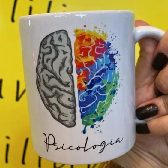CANECA PERSONALIZADA PSICOLOGIA O NOME DA PESSOA PSICÓLOGA PROFISSÃO DOUTORA CURSO