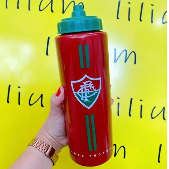 Garrafa Squeeze  Time Fluminense Oficial 950ml Futebol
