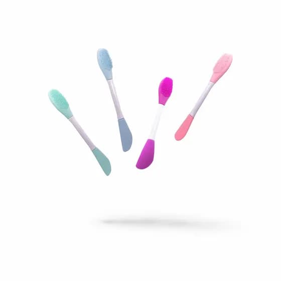 Espatula e Escova De Mascara Facial De Silicone Makeup PRO