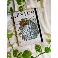 Caderno Argolado Cursos/profissões - Fichário de cursos  - Universitário - Artesanal - NÃO PERSONALIZADO