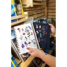 Sketchbooks A5/A6 - Caderno  • Papel pólen • Wire-o • Datado Caderno universitário • Folhas 90g - ARTESANAL