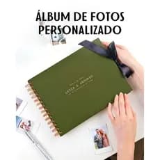 Álbum de fotos • Sketchbook personalizado colorido • Presente de Casamento e Namorados
