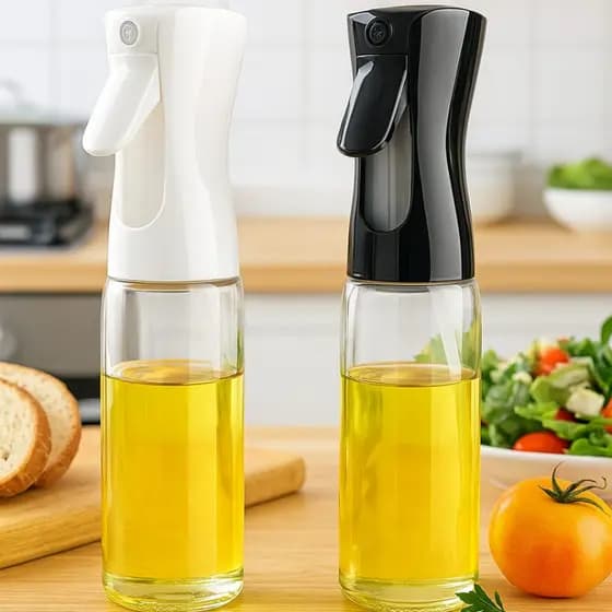 Spray Borrifador Galheteiro De Vidro Para Temperos Azeite Óleo Vinagre Cozinha Líquido Culinário Pulverizador Frasco