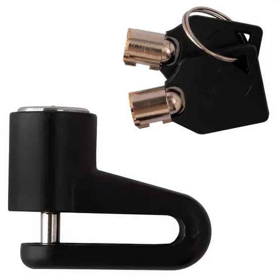 Trava Cadeado Para Disco de Freio Anti Furto Para Moto, Bicicleta e Moto Elétrica Universal 2 Chaves