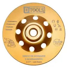 Disco Diamantado Desbaste/Acabamento 4.1/2" para Mármore e Granito - DTOOLS