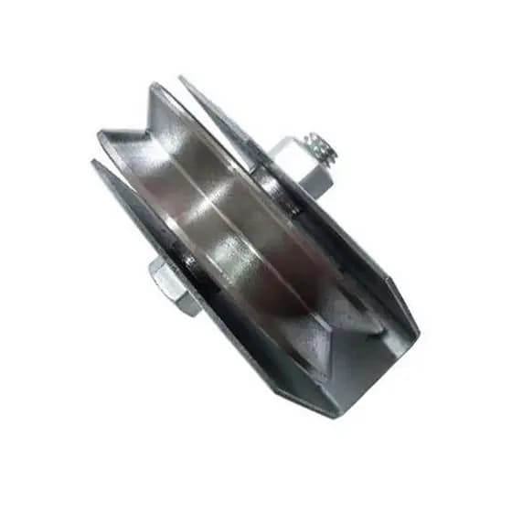 Roldana Ferro Maciça 60mm (2 1/2") para Portão - Caixa Fechada - Ferrosul