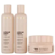 Prohall Kit Home Care Shampoo 300ml + Condicionador 300ml + Máscara 300g Extreme Repair