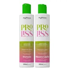 Kit Progressiva Gloss Redutor Proliss 3D + Shampoo Antiresíduos 300ml MyPhios
