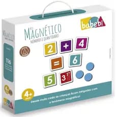 Brinquedo Babebi Kit Magnetico Números E Quantidades