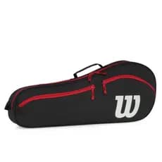 Raqueteira Wilson Advantage 3PK Preto