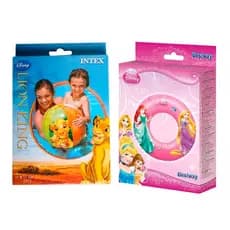 Boia Infantil Inflável Princesas Disney E Bola Inflável O Rei Leão Disney Para Piscina