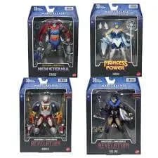 Masters Of The Universe Mattel Masterverse Revelation Maligna, He-Man,Stratos,Frosta, Skeletor e out