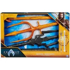 Kit Tridente do Aquaman e Arraia Negra - Filme Aquaman 2 DC Original Sunny