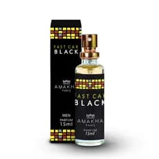 Perfume FAST CAR BLACK Amakha 15ml excelente para bolso BELA DONA