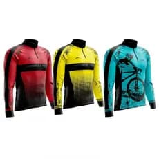 Camisa Ciclismo Manga Longa camiseta ciclista comprida