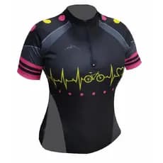 Camisa de ciclismo ciclista mtb batimento cardiaco