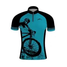 Camisa de ciclismo ciclista bike azul