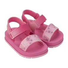 sandalia infantil zaxynina moderninha princesa rosa escuro