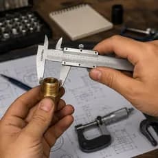 Paquímetro Analógico 150mm LUATEK Profissional | Ferramenta de Medição Alta Precisão