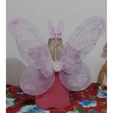 kit asa de borboleta e mesclada jardim encantado, acessório fantasia com tamanho personalizado para criança ou adulto