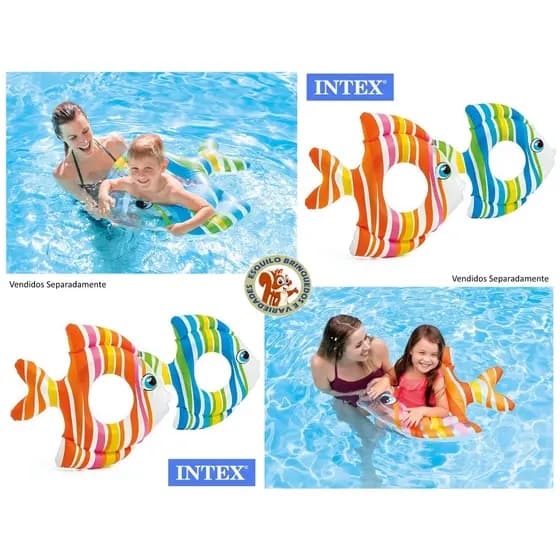 Boia De Piscina Peixinho Tropical Intex - Bóia Infantil