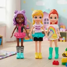 Boneca Polly Pocket Mattel Original Vários Modelos e Kits