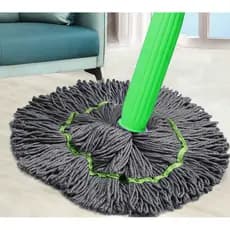 Esfregão Mop Desidratação 2 Em 1 - Esfregão Giratório Automático Para Limpeza De Piso