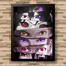 NARUTO - Quadros de séries, filmes, e animes - Quadro parede & decoração - Presente - #A036
