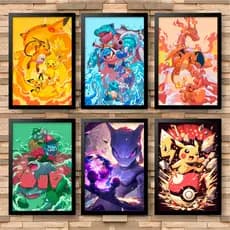 Quadro decorativo Pokémon