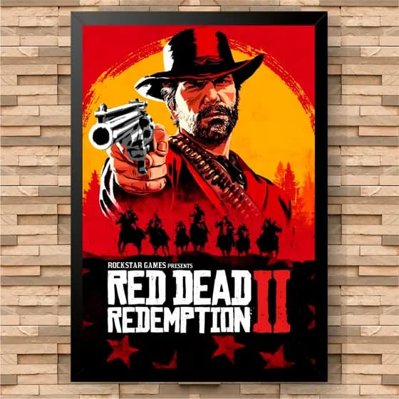 Quadro decorativo - red dead redemption 2