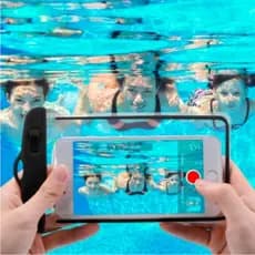 Capa Bolsa A Prova Dágua Impermeável Universal Para Celular Moto Chuva