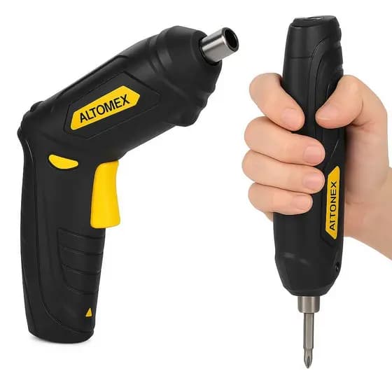 Kit Mini Parafusadeira Elétrica Chave De Fenda Led Recarregável 2 Em 1